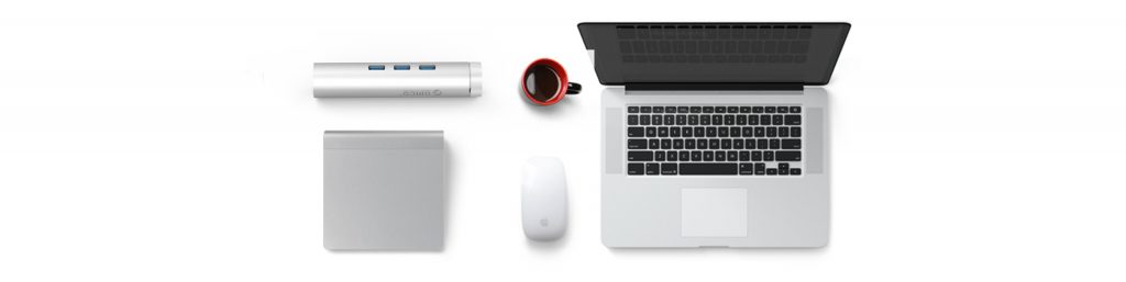 هاب USB 3.0 با خروجی Lan آلومینیومی