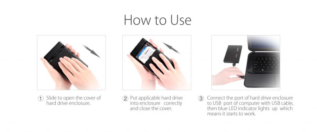 قاب هارد 2.5 اینچ USB3.1