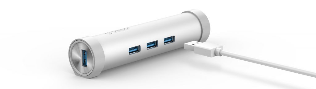 هاب USB 3.0 با خروجی Lan آلومینیومی