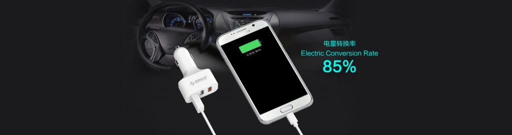 شارژر فندکی 3 پورت با خروجی QC 2.0