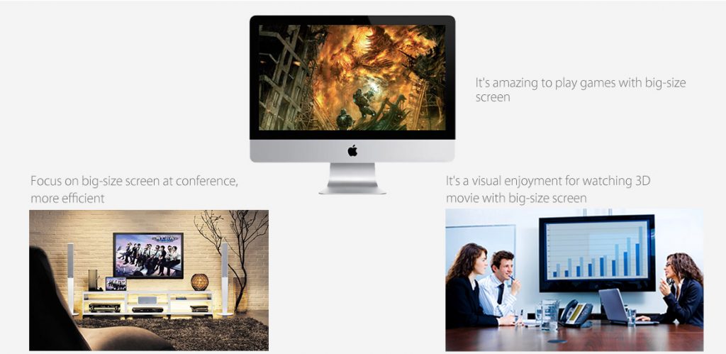 تبدیل پورت Mini Display Port به VGA - HDMI - DVI