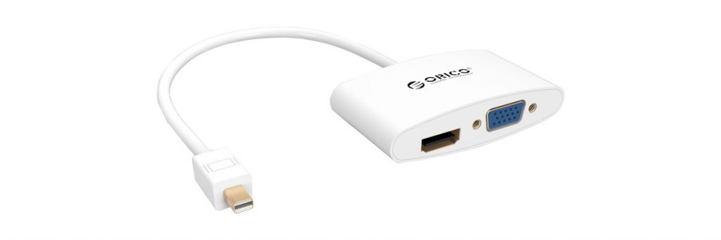 تبدیل پورت Thunderbolt به HDMI - VGA مدل ORICO DMP-HV2