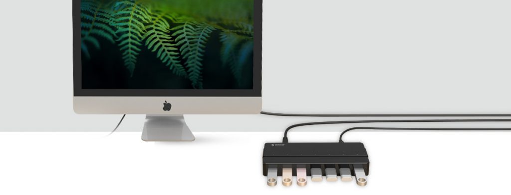 هاب USB 3.0 با آداپتور مدل ORICO H7928-U3