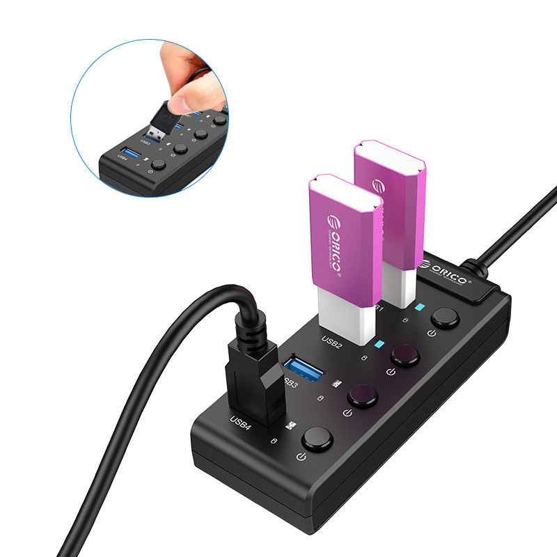 هاب USB 3.0 مدل ORICO W9PH4-U3