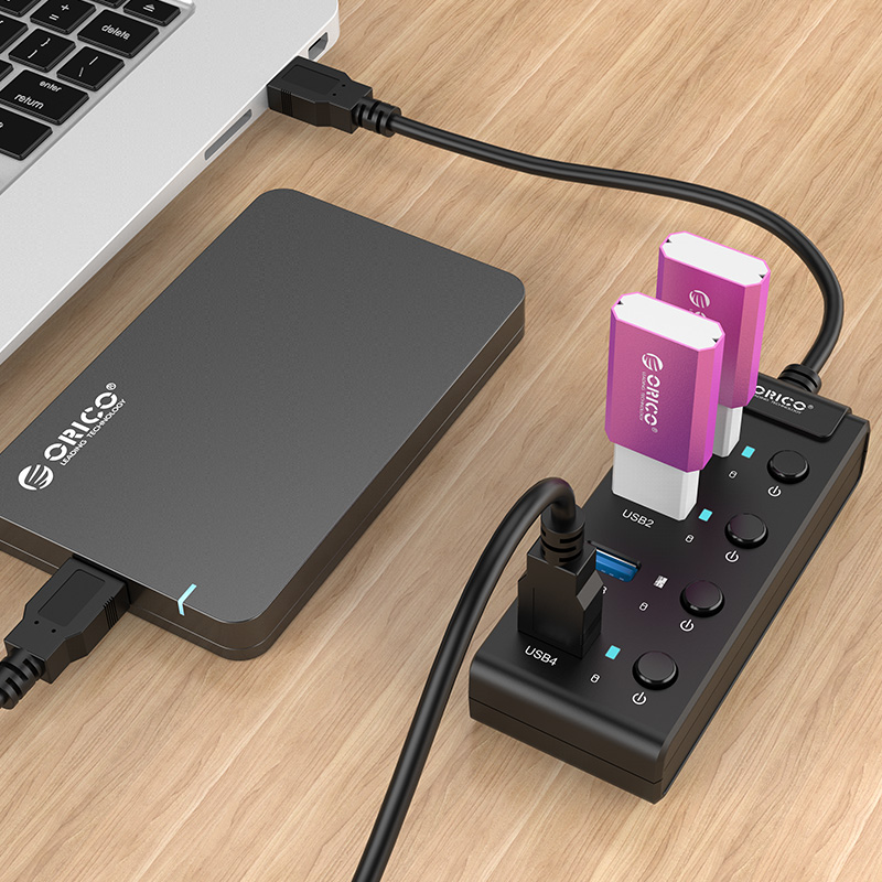 هاب USB 3.0 مدل ORICO W9PH4-U3