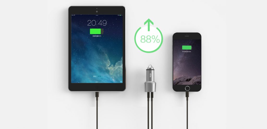 شارژر فندکی آلومینیومی ORICO UCI-2U