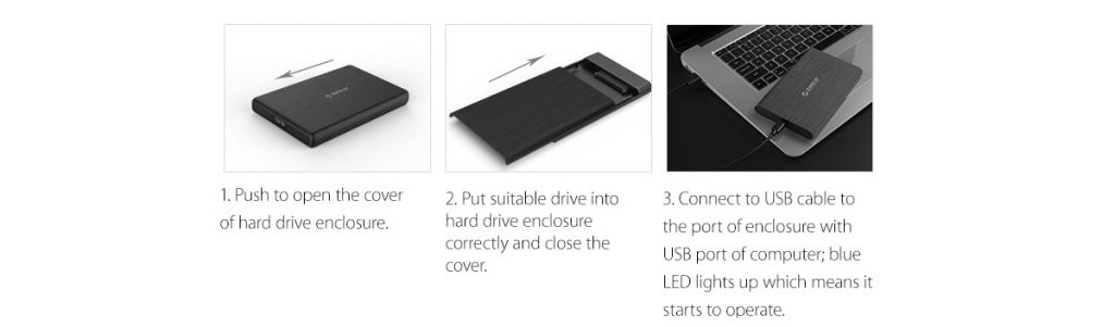 باکس هارد 2.5 اینچ USB3.0