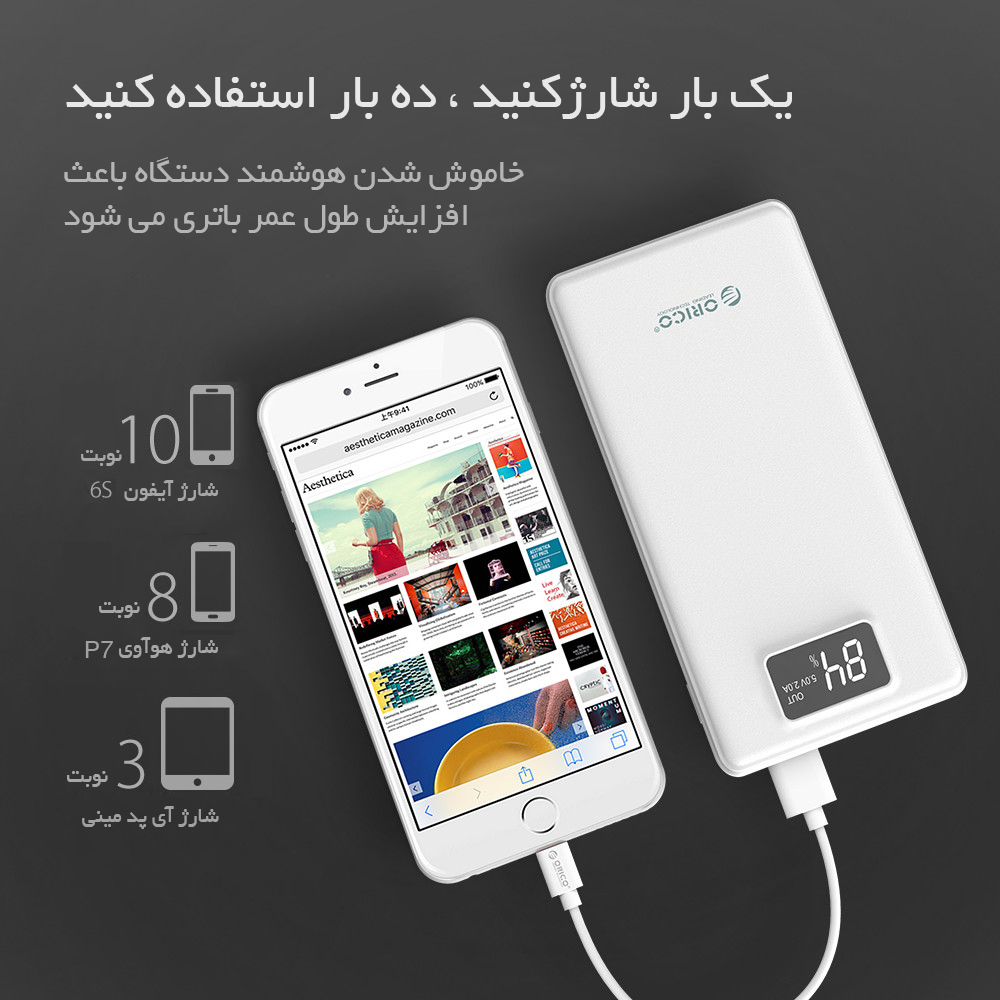 پاور بانک 20000 میلی آمپر