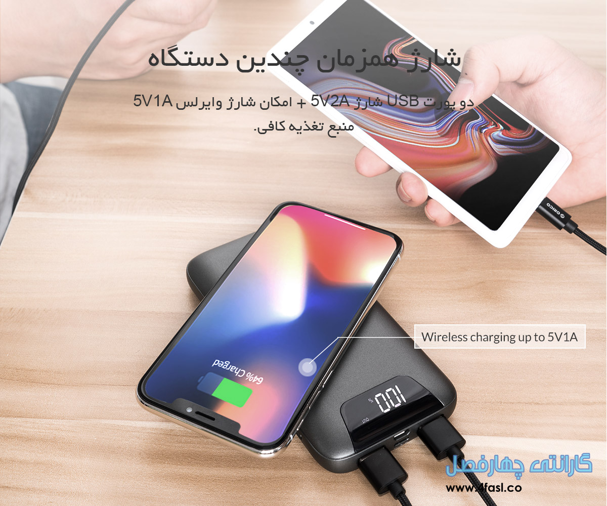 پاور بانک وایرلس