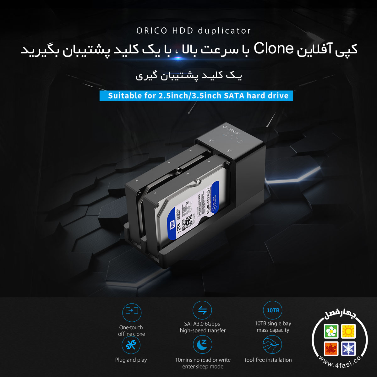 تکثر کننده SSD و هارد