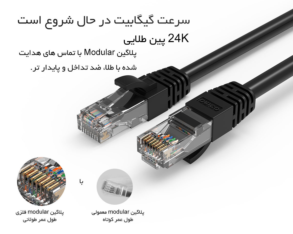 کابل شبکه Cat6