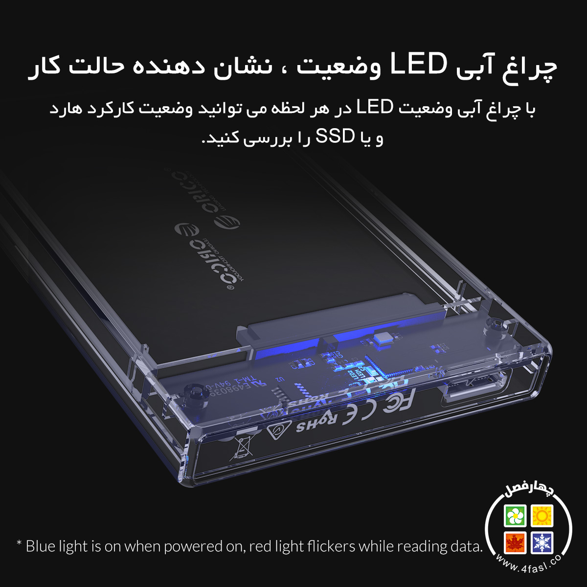 باکس SSD و هارد 2.5 اینچ