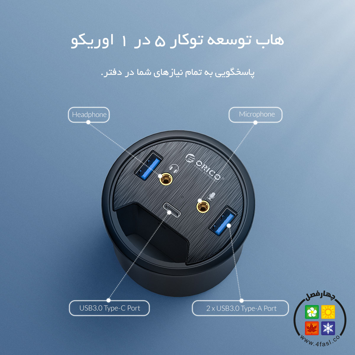 هاب USB چند منظوره