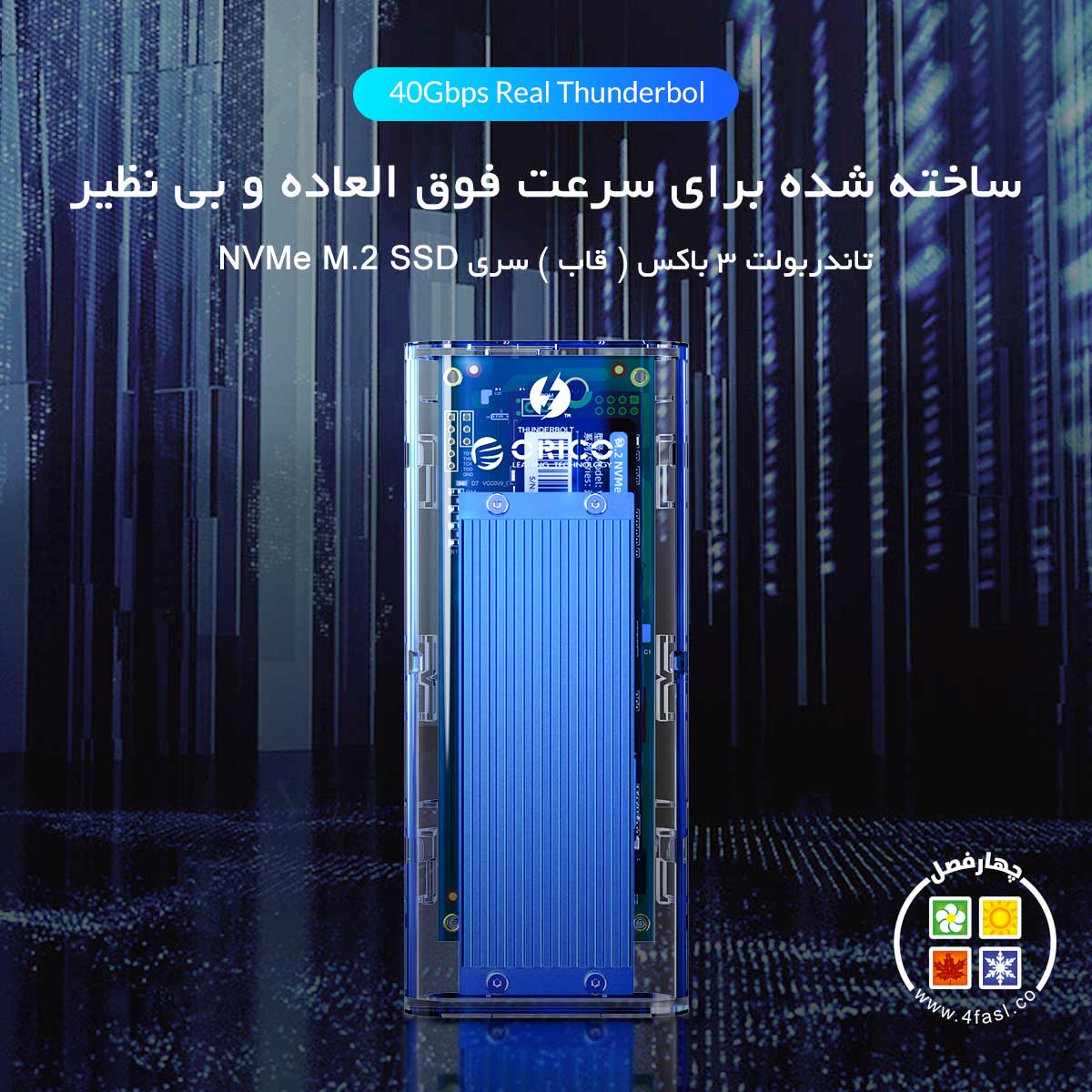 باکس اس اس دی Thunderbolt 3