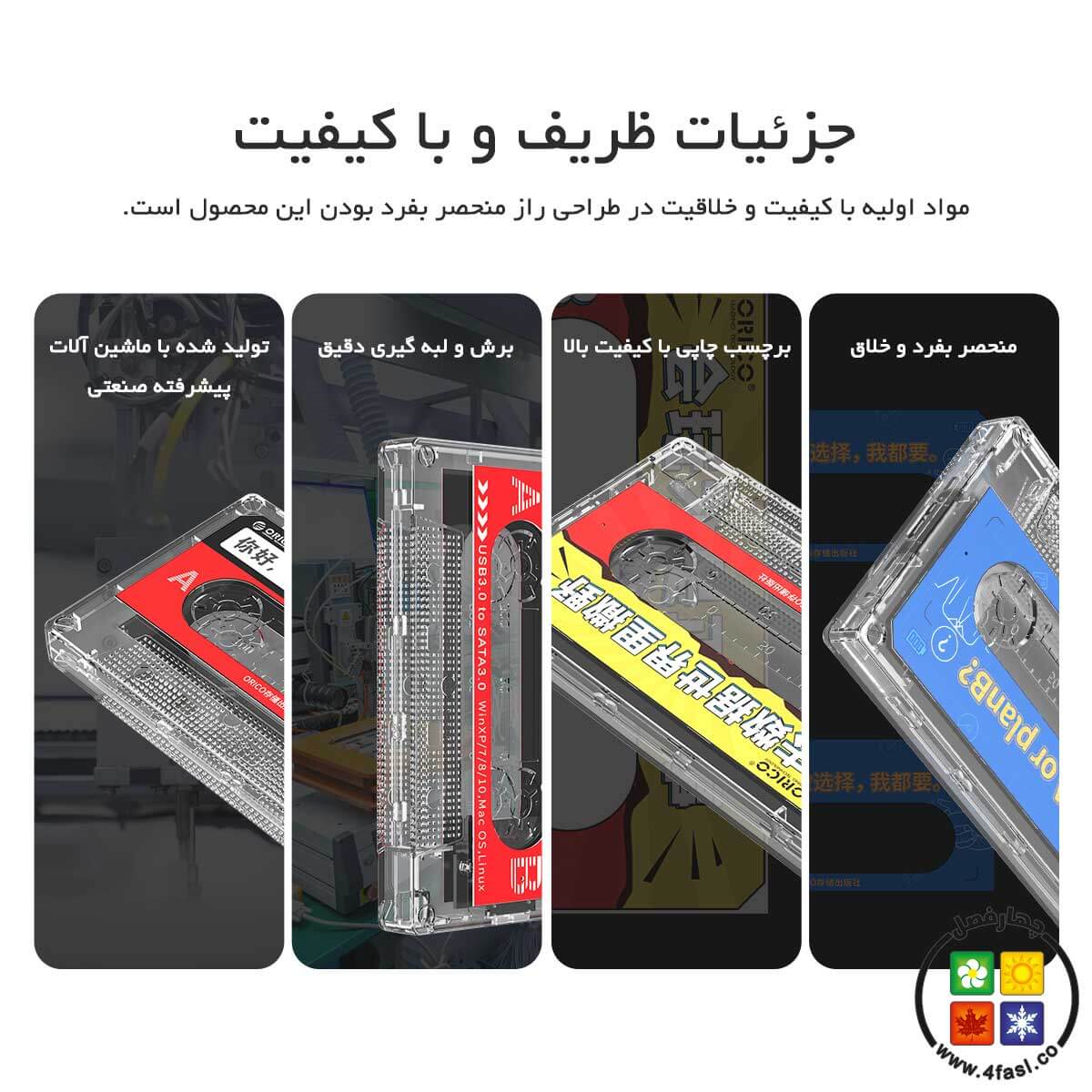 قاب هارد و SSD نوستالژی