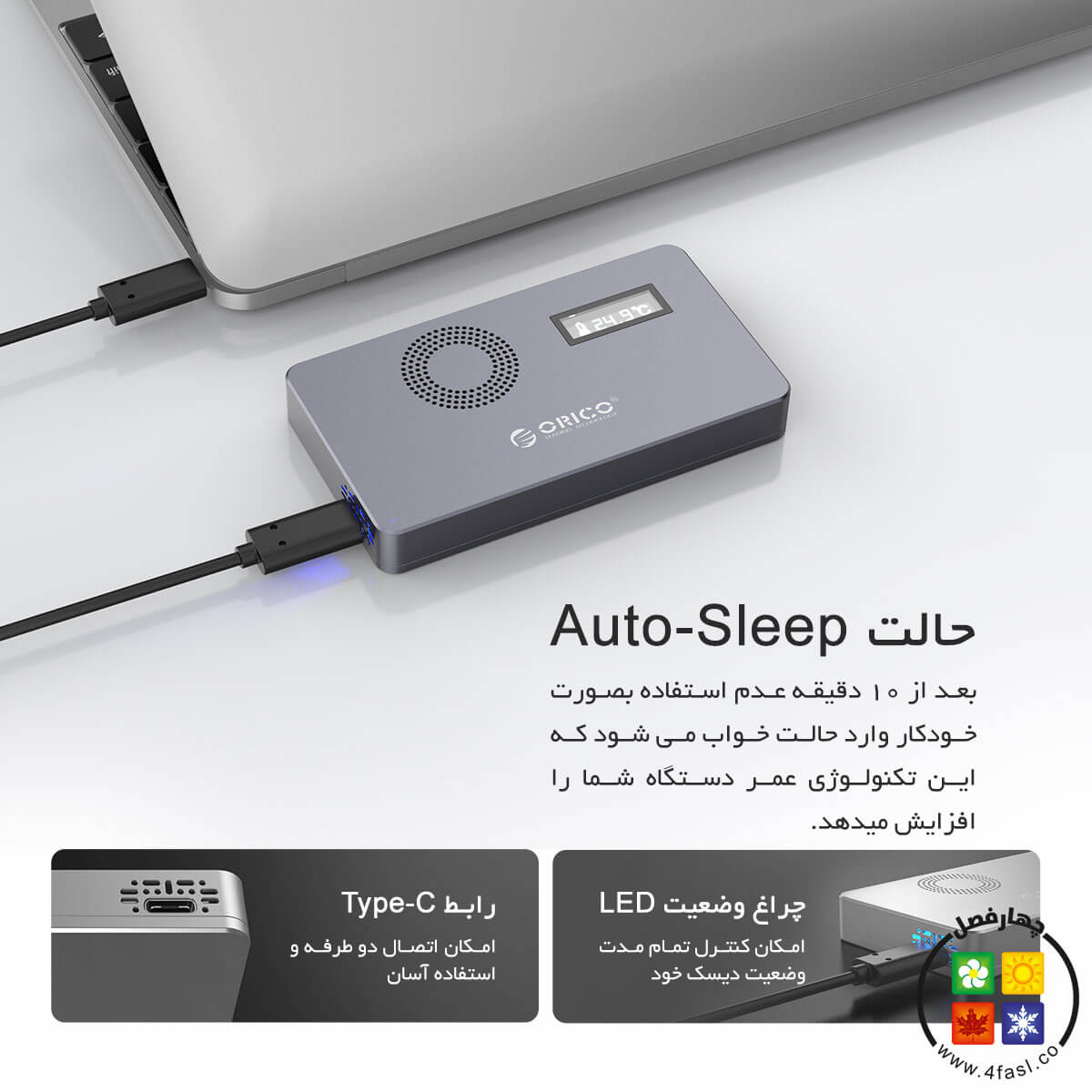 باکس M.2 NVMe