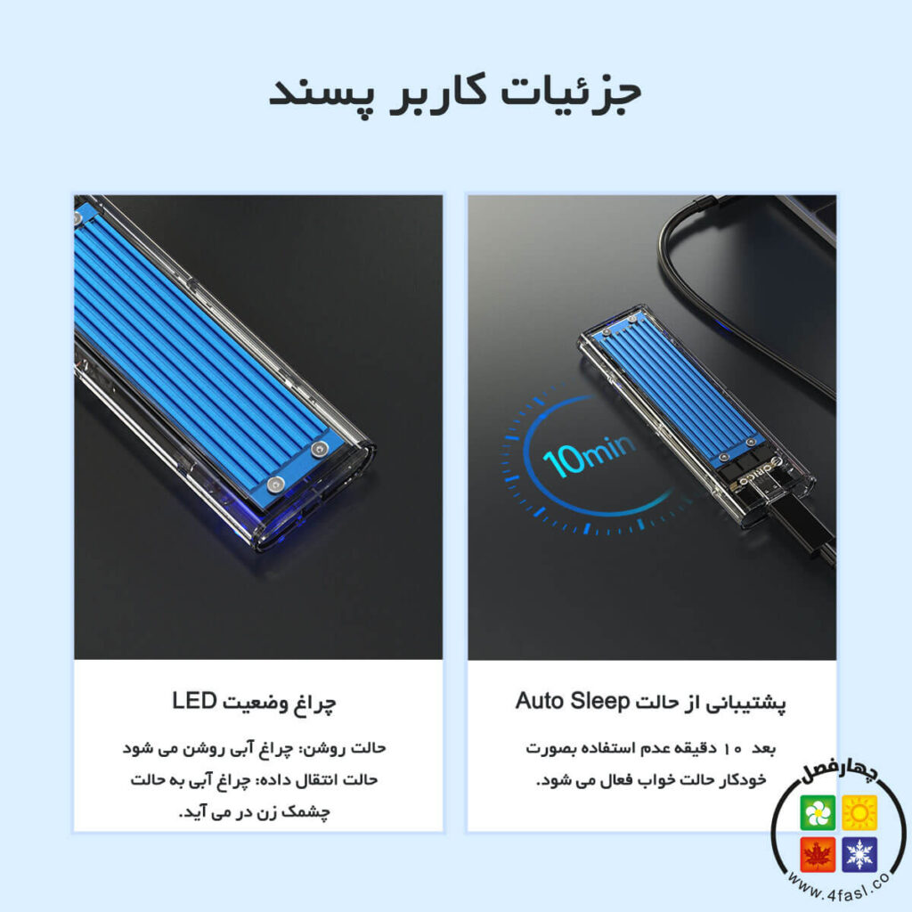 باکس M.2 SSD