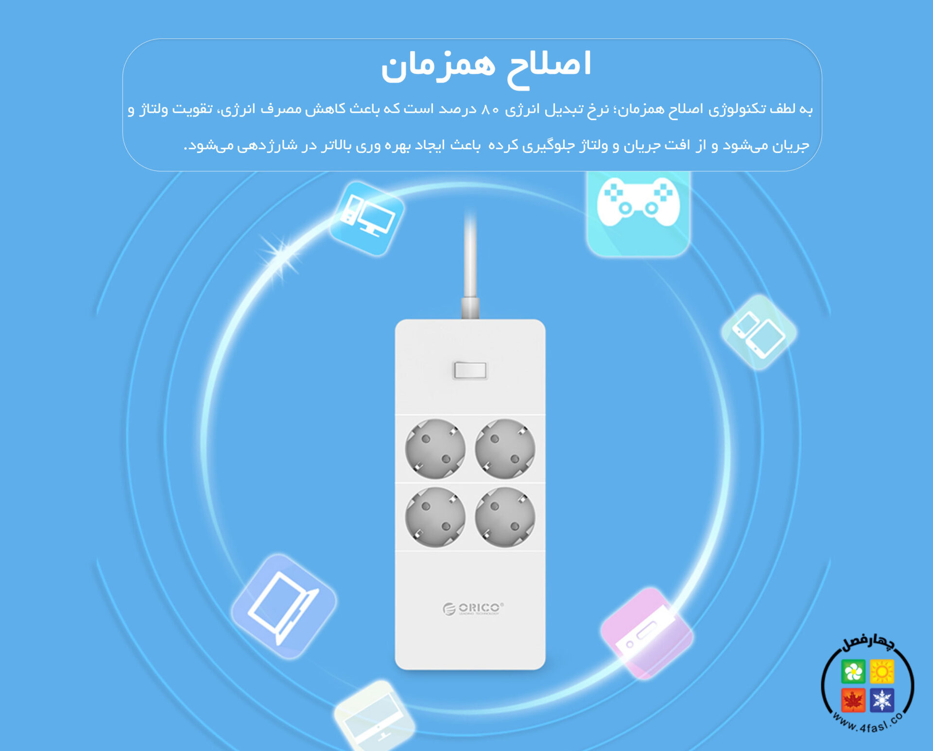 محافظ برق 4 راهی