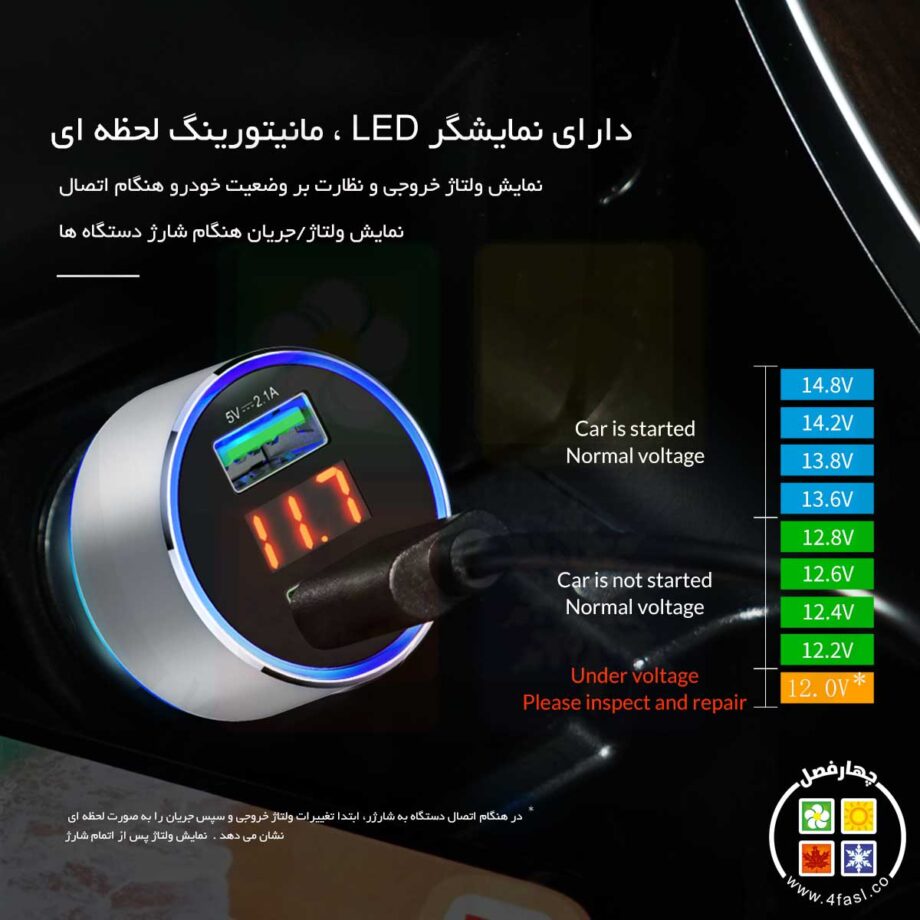 شارژر فندکی