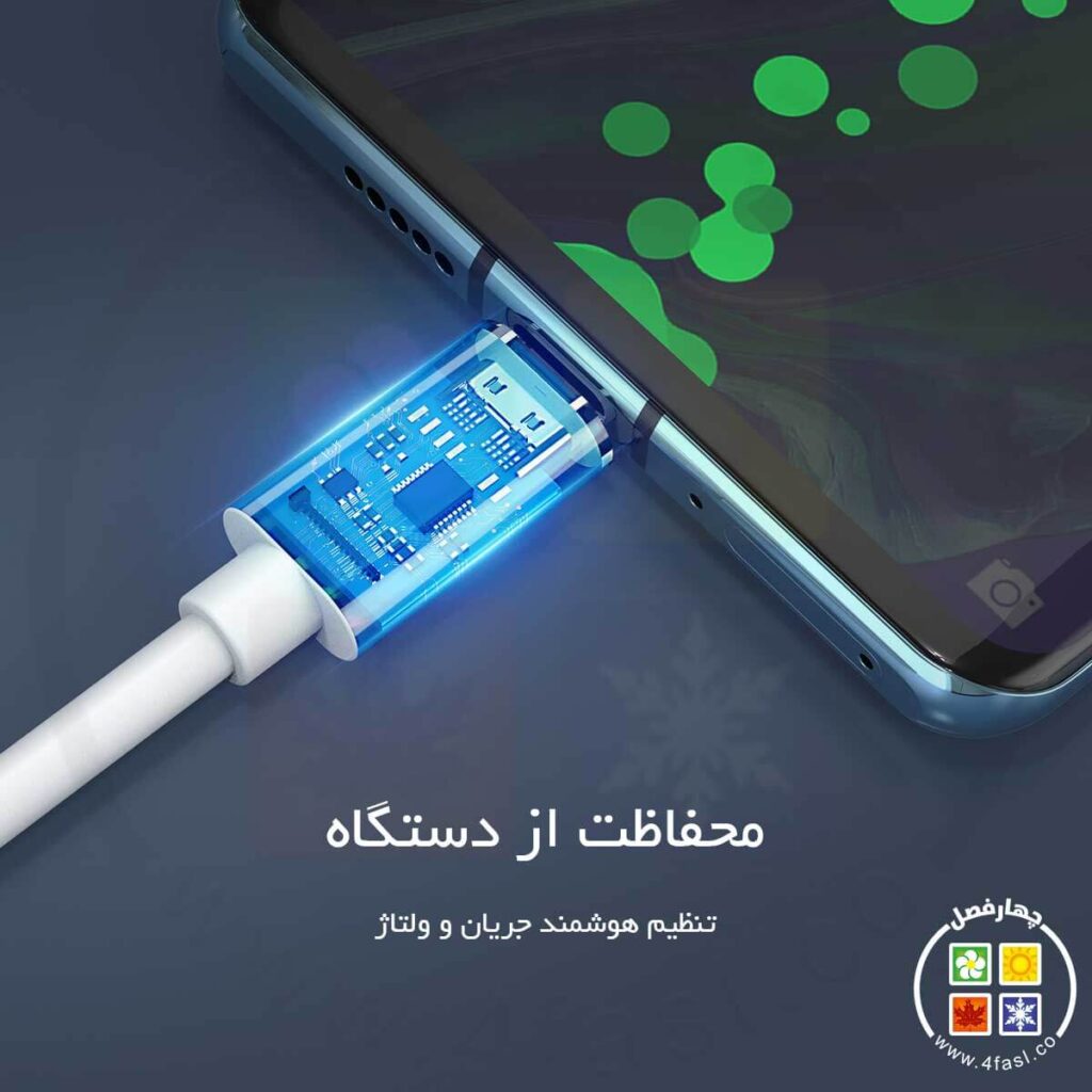 کابل 100 وات Type-C
