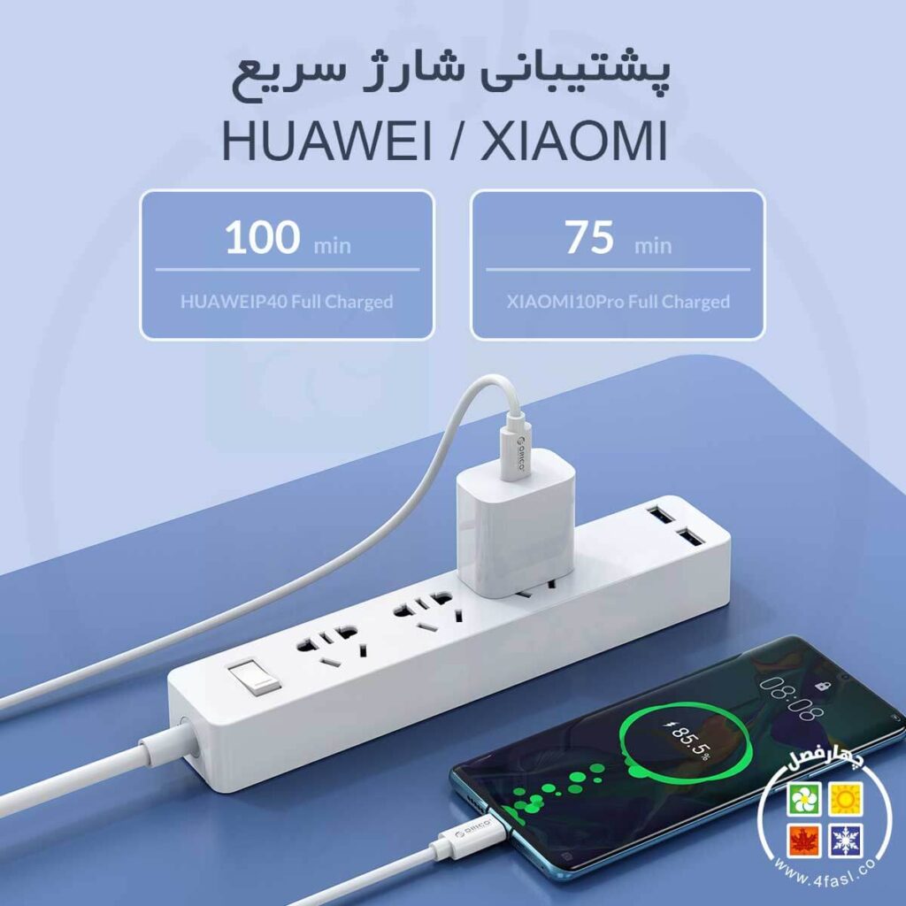 کابل 100 وات Type-C