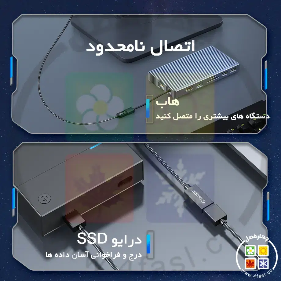 تبدیل Type-C به USB-A