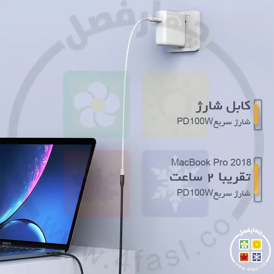 کابل افزایش طول Type-C