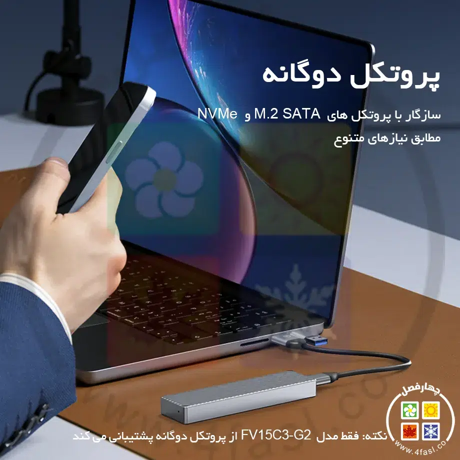 باکس M.2 NVMe