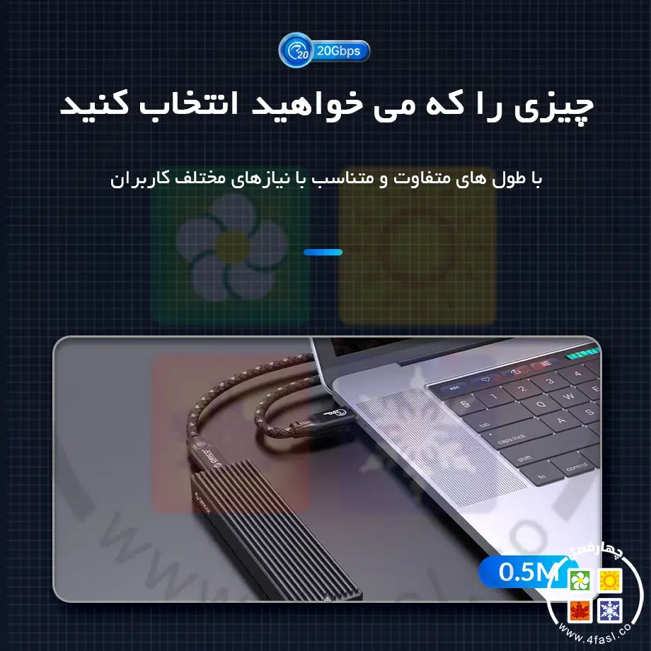 کابل انتقال اطلاعات Type-C